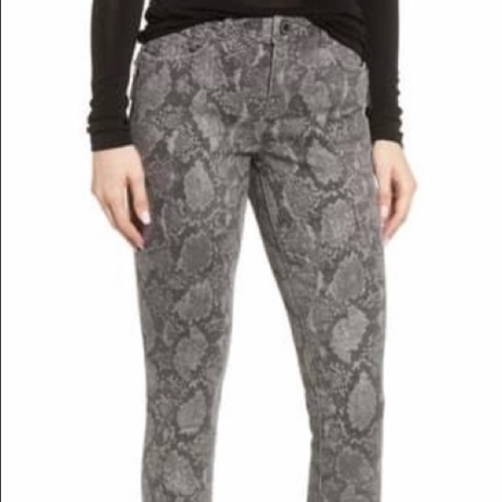 Wit & Wisdom Ab-solution Print Skinny Ankle Jeans